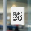 Динамический QR код наклейка для бизнеса