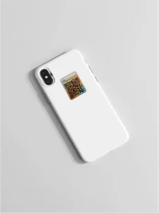 Динамический QR стикер для смартфонов