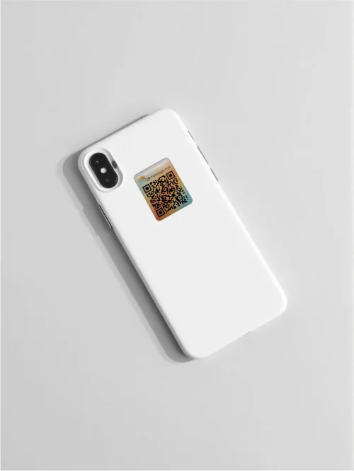 Динамический QR стикер для смартфонов