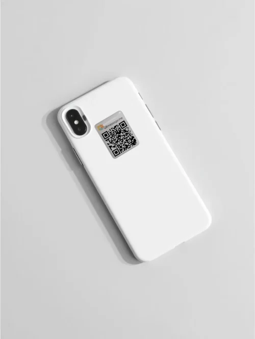 Динамический QR стикер для смартфонов